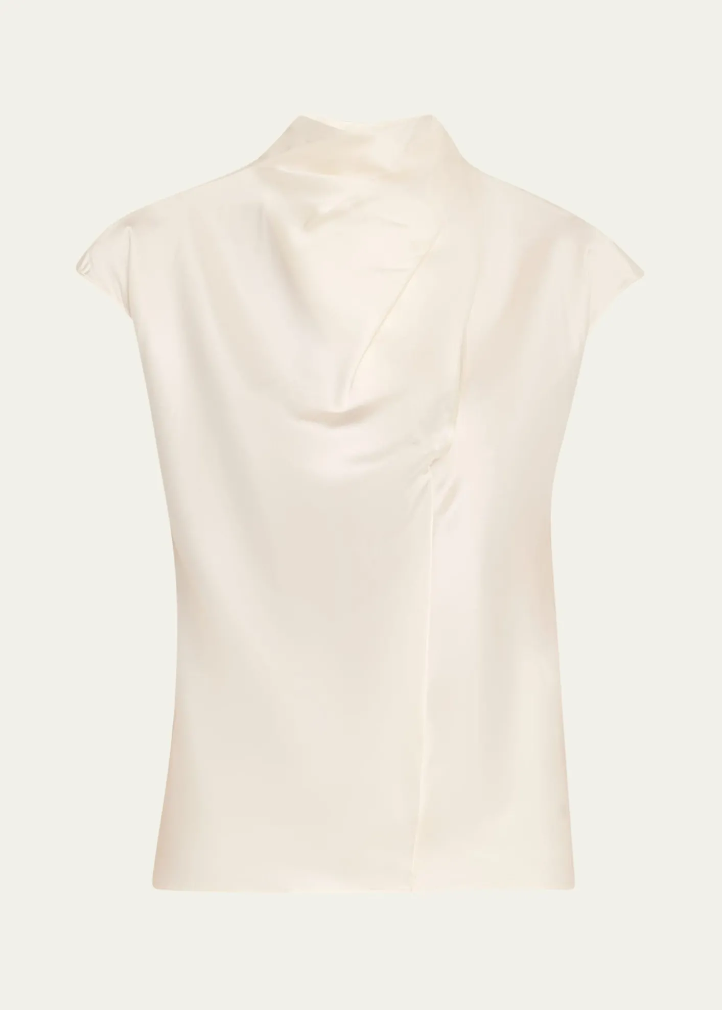 Veronica BeardLeilany Draped Silk Top