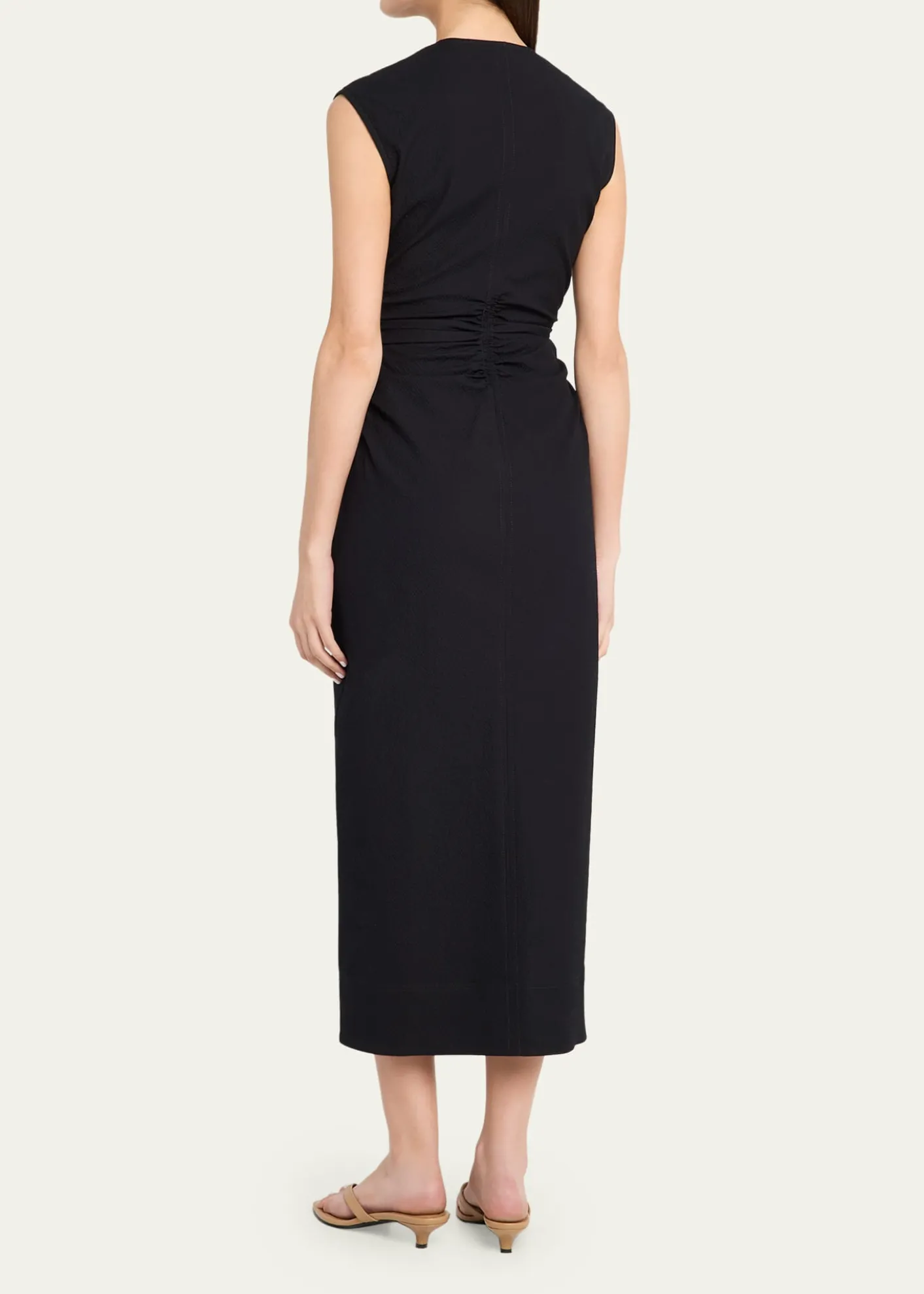 Veronica BeardMarisabel Cutout Crepe Midi Dress