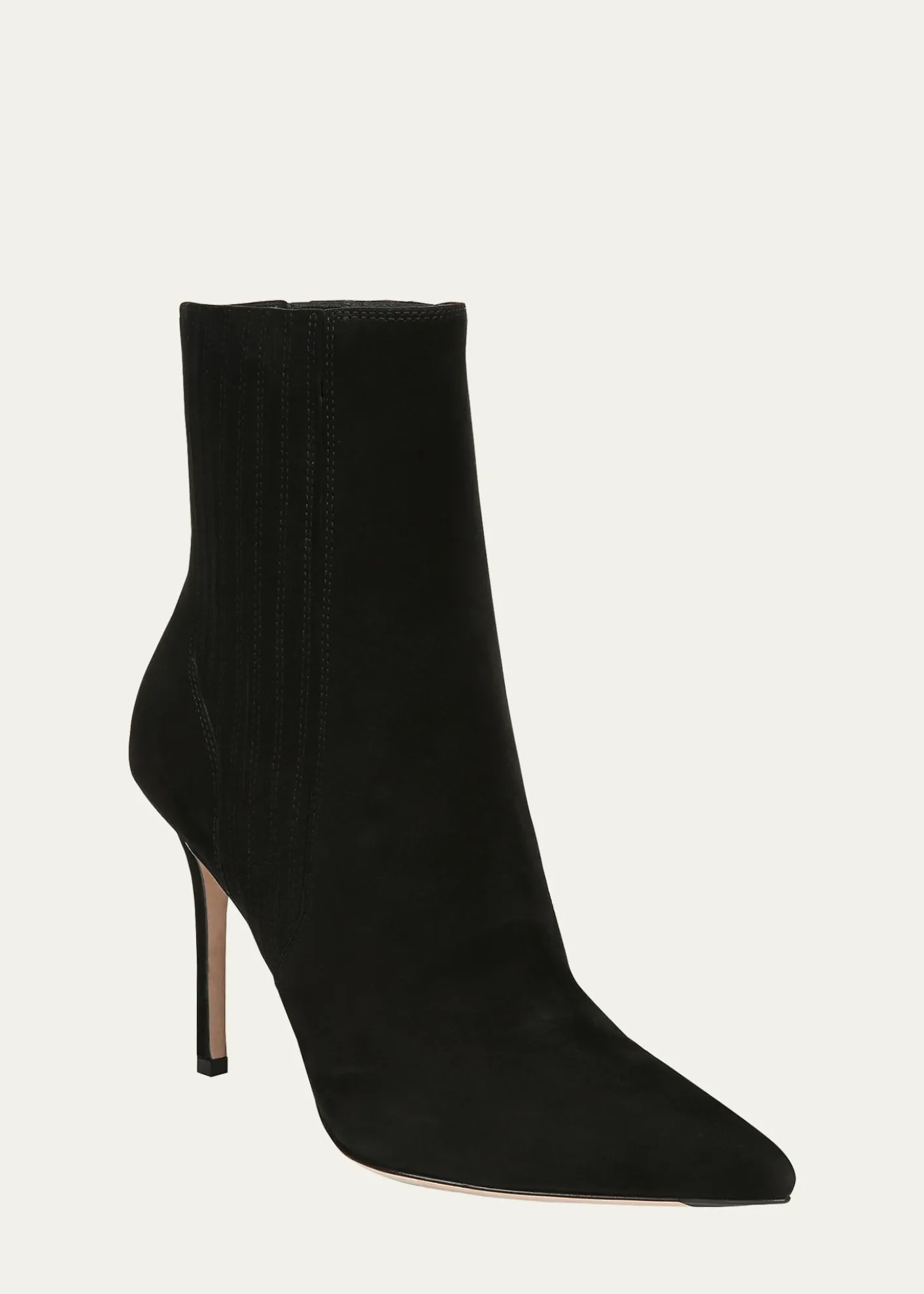 Veronica Beard95mm Lisa Suede Stiletto Ankle Booties