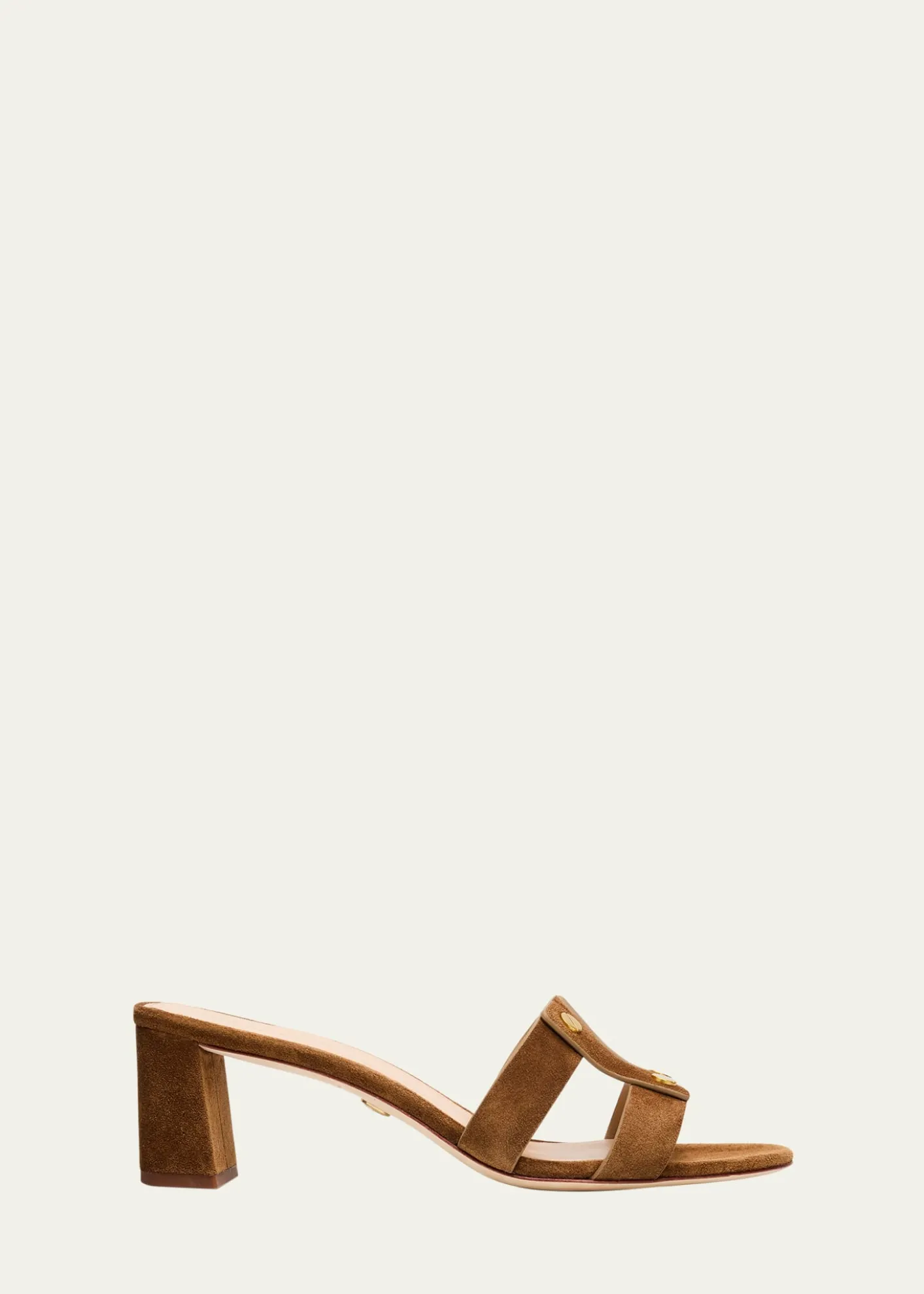 Veronica Beard55mm Via Suede Block-Heel Sandals