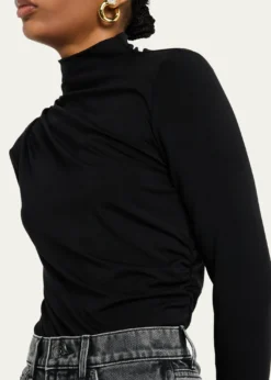 Veronica BeardMylie Gathered Turtleneck Top