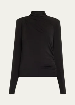 Veronica BeardMylie Gathered Turtleneck Top