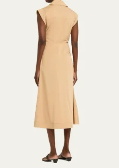 Veronica BeardOrla Button-Front Midi Shirtdress