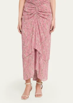 Veronica BeardSira Floral Chiffon Skirt