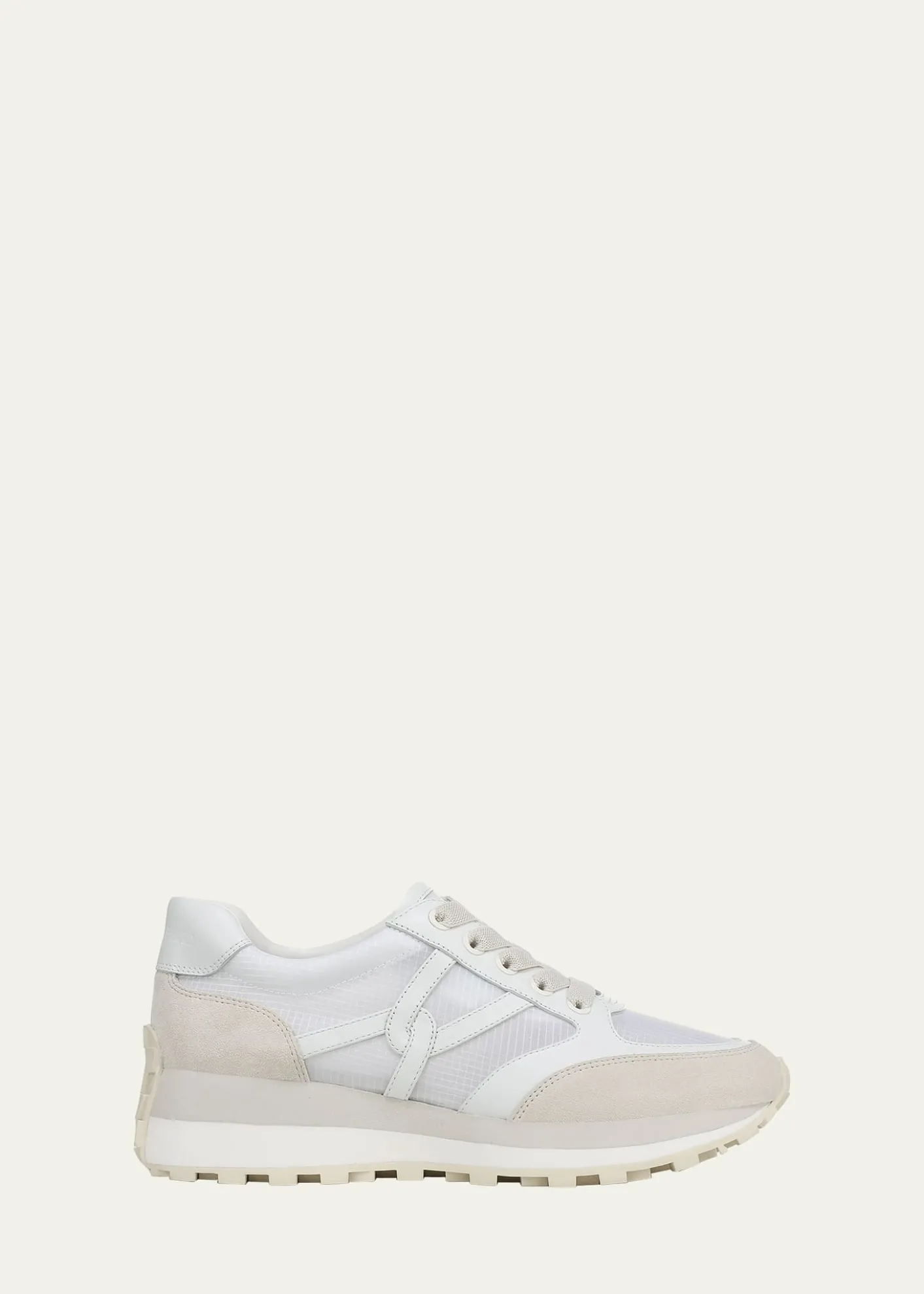 Veronica BeardValentina Ripstop Mixed Leather Retro Sneakers