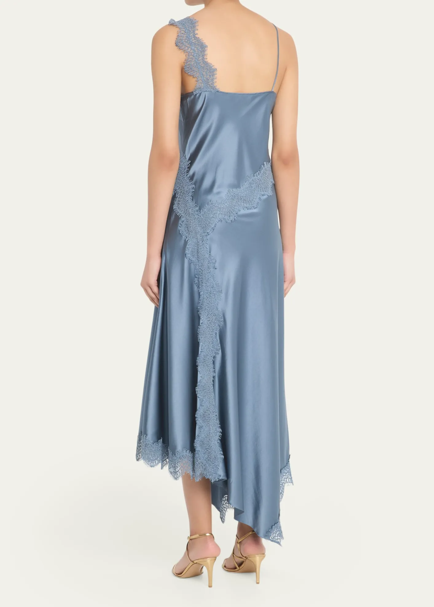 Veronica BeardVernon Lace Silk Slip Dress