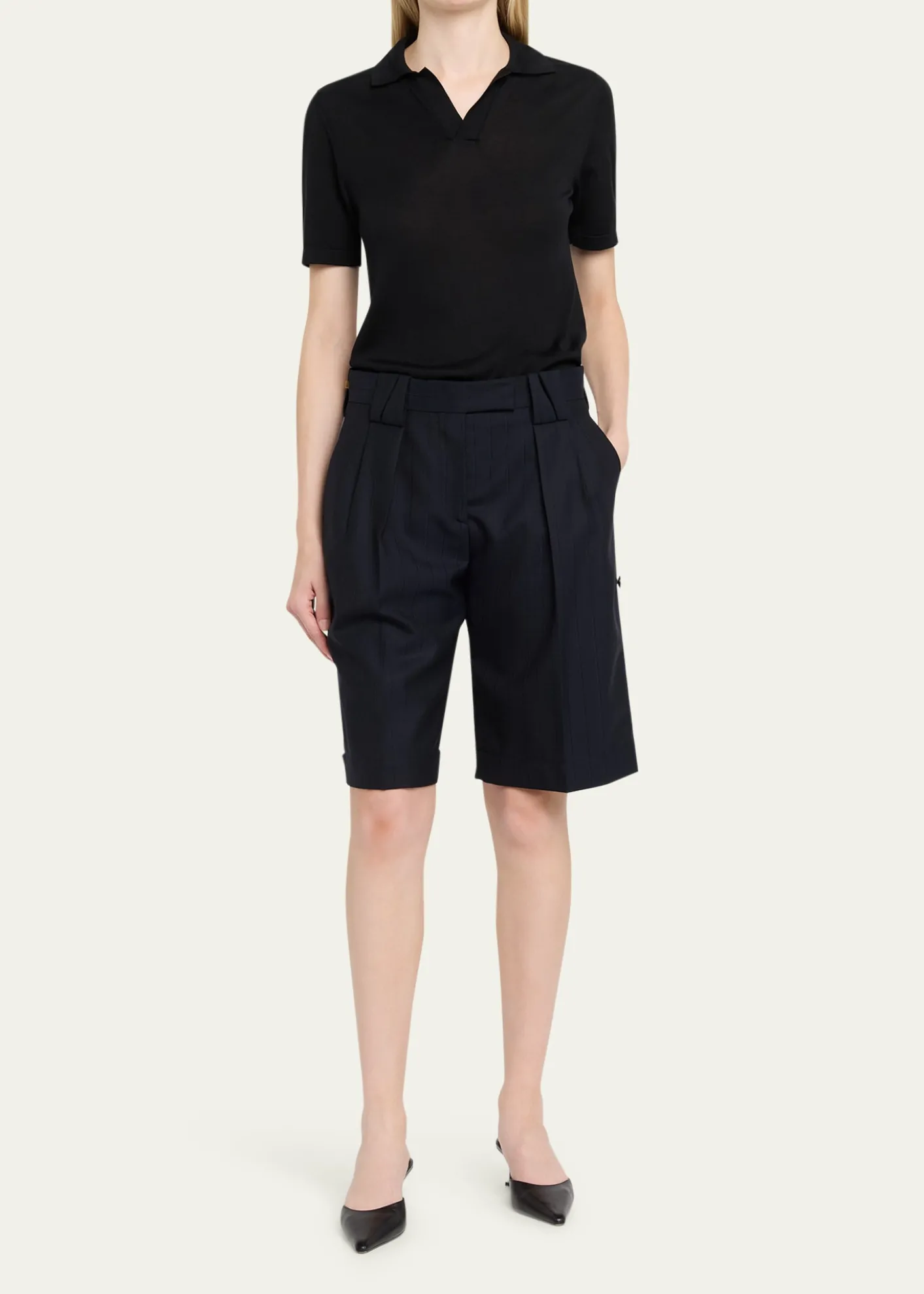 VersaceKnee-Length Suiting Shorts