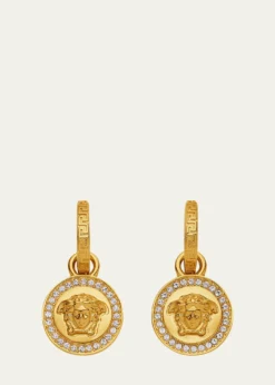 VersaceMedusa Hoop Drop Earrings
