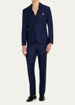 VersaceMen's Wool Pants