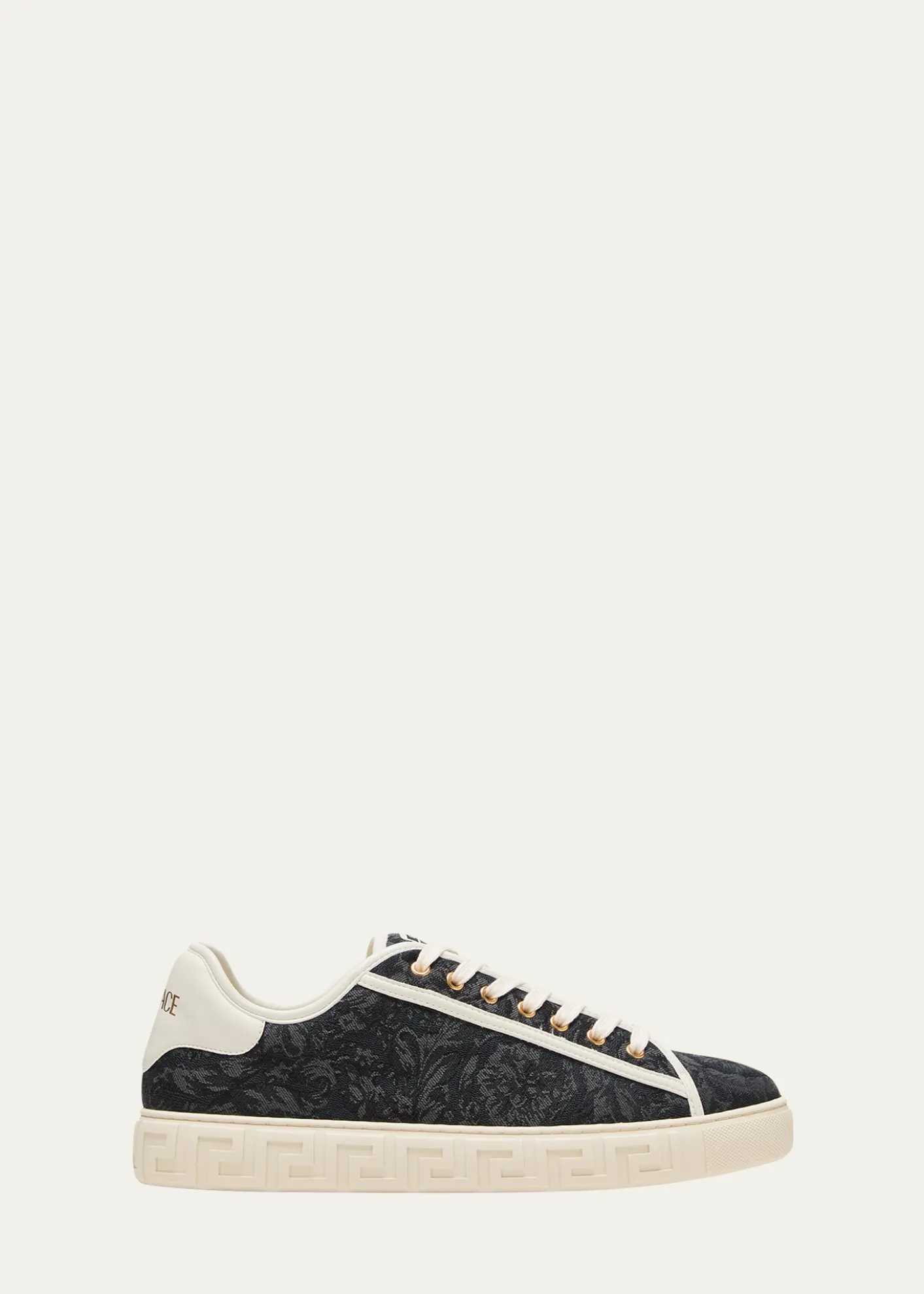 VersaceMen's La Greca Baroque Canvas Low-Top Sneakers