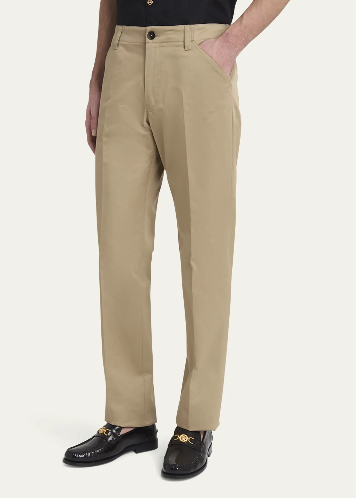 VersaceMen's Medusa Slim Twill Trousers