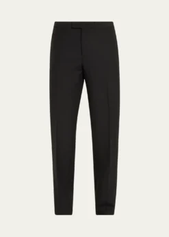 VersaceMen's Wool-Mohair Tuxedo Pants