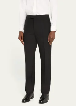 VersaceMen's Wool-Mohair Tuxedo Pants