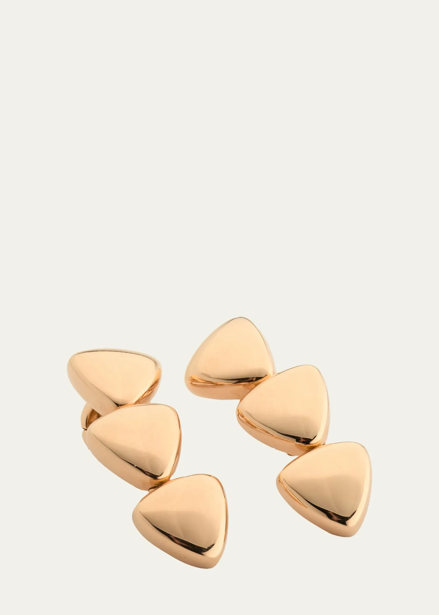 VhernierFreccia Midi 18K Rose Gold Convertible Crawler Earrings