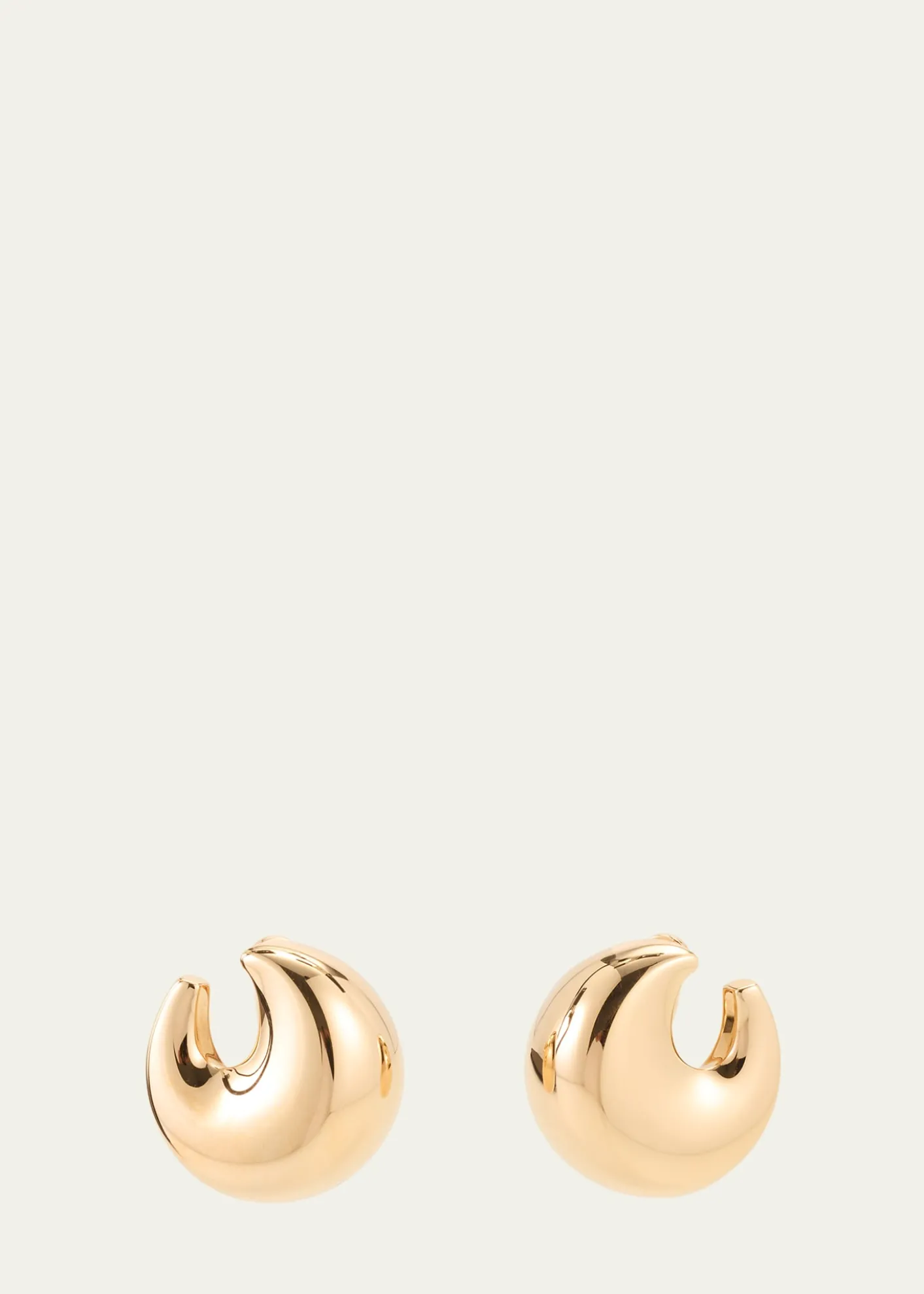 VhernierPirouette 18K Rose Gold Earclips