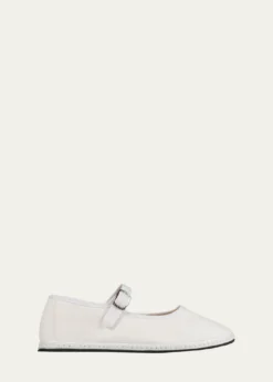 Vibi VeneziaCotton Mary Jane Ballerina Flats