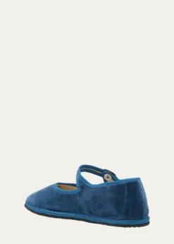 Vibi VeneziaVelvet Mary Jane Ballerina Flats