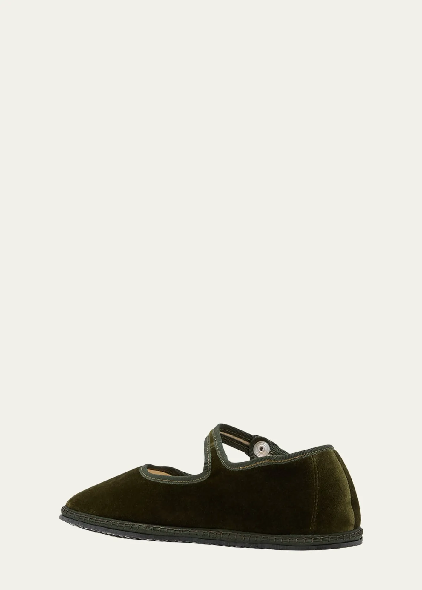 Vibi VeneziaVelvet Mary Jane Ballerina Flats