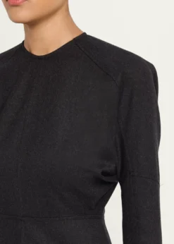Victoria BeckhamDolman-Sleeve A-Line Midi Dress