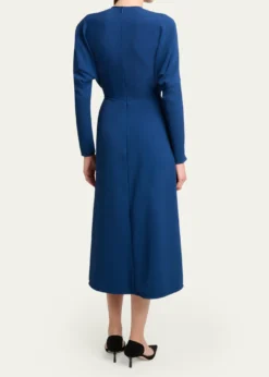 Victoria BeckhamLong-Dolman-Sleeve Dress