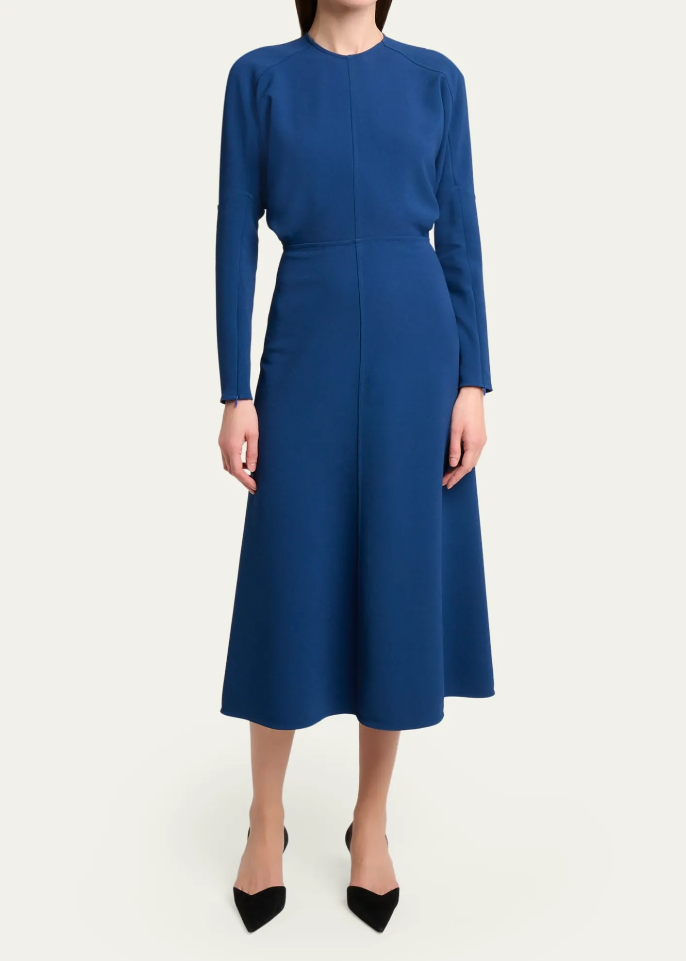 Victoria BeckhamLong-Dolman-Sleeve Dress