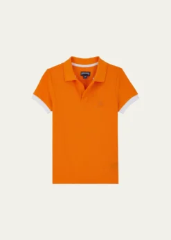 VilebrequinBoy's Embroidered Turtle Pique Polo Shirt, Size 2-12
