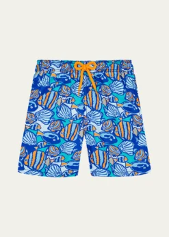 VilebrequinBoy's Fishy Vibes Swim Trunks, Size 2-14