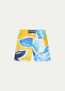VilebrequinBoy's Floral-Print Swim Shorts, Size 2-10