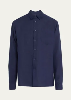 VilebrequinCaroubis Linen Pocket Sport Shirt