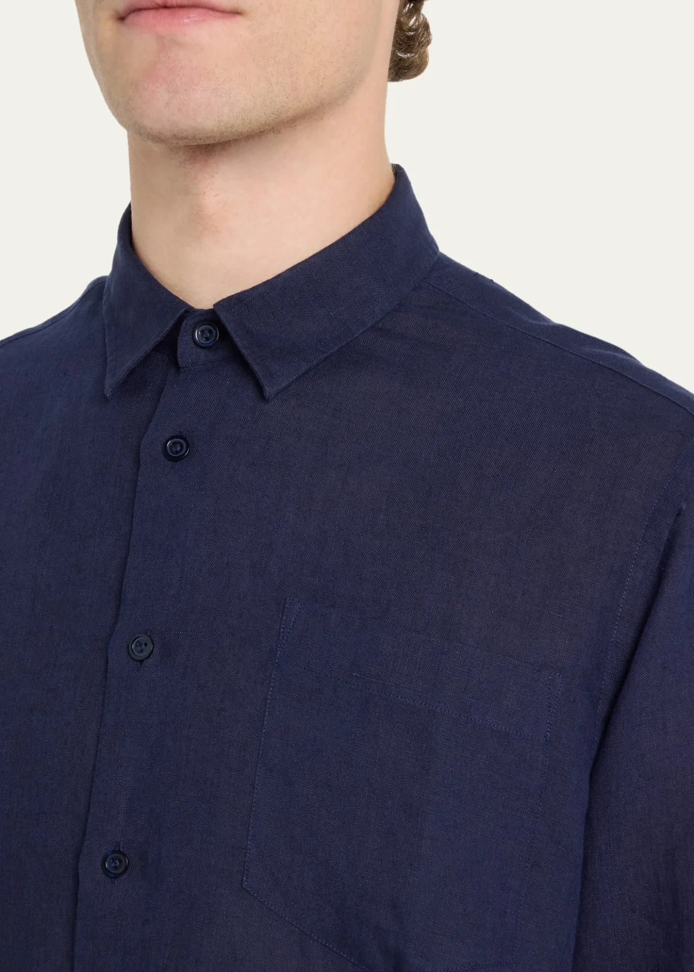 VilebrequinCaroubis Linen Pocket Sport Shirt