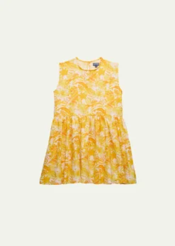 VilebrequinGirl's Tahiti Flower-Print Linen Dress, Size 2-14