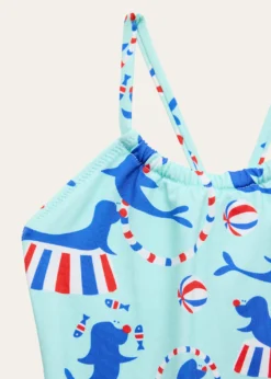 VilebrequinGirl's Circus Printed Jersey Swimsuit, Size 2-14