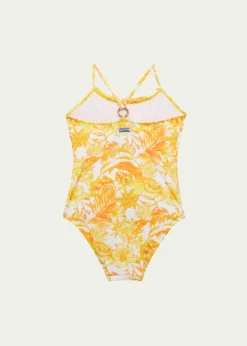 VilebrequinGirl's Halter Tahiti Flower-Print One-Piece Swimsuit, Size 2-14