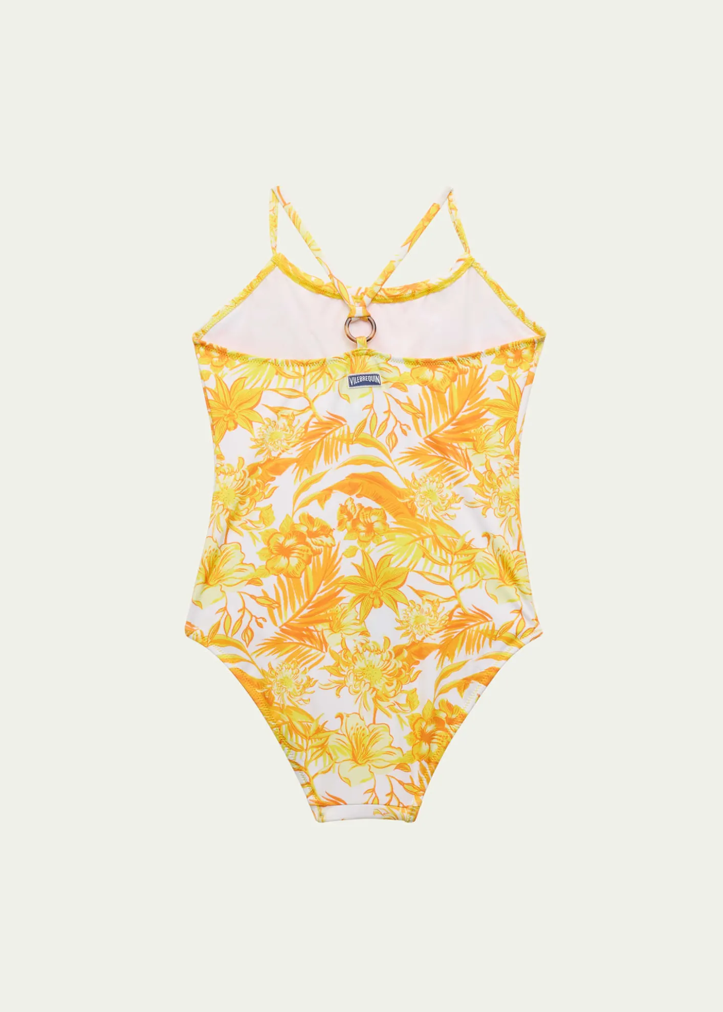 VilebrequinGirl's Halter Tahiti Flower-Print One-Piece Swimsuit, Size 2-14