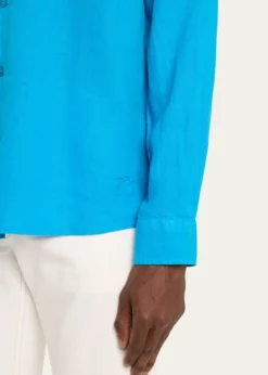 VilebrequinMen's Caroubis Solid Linen Sport Shirt