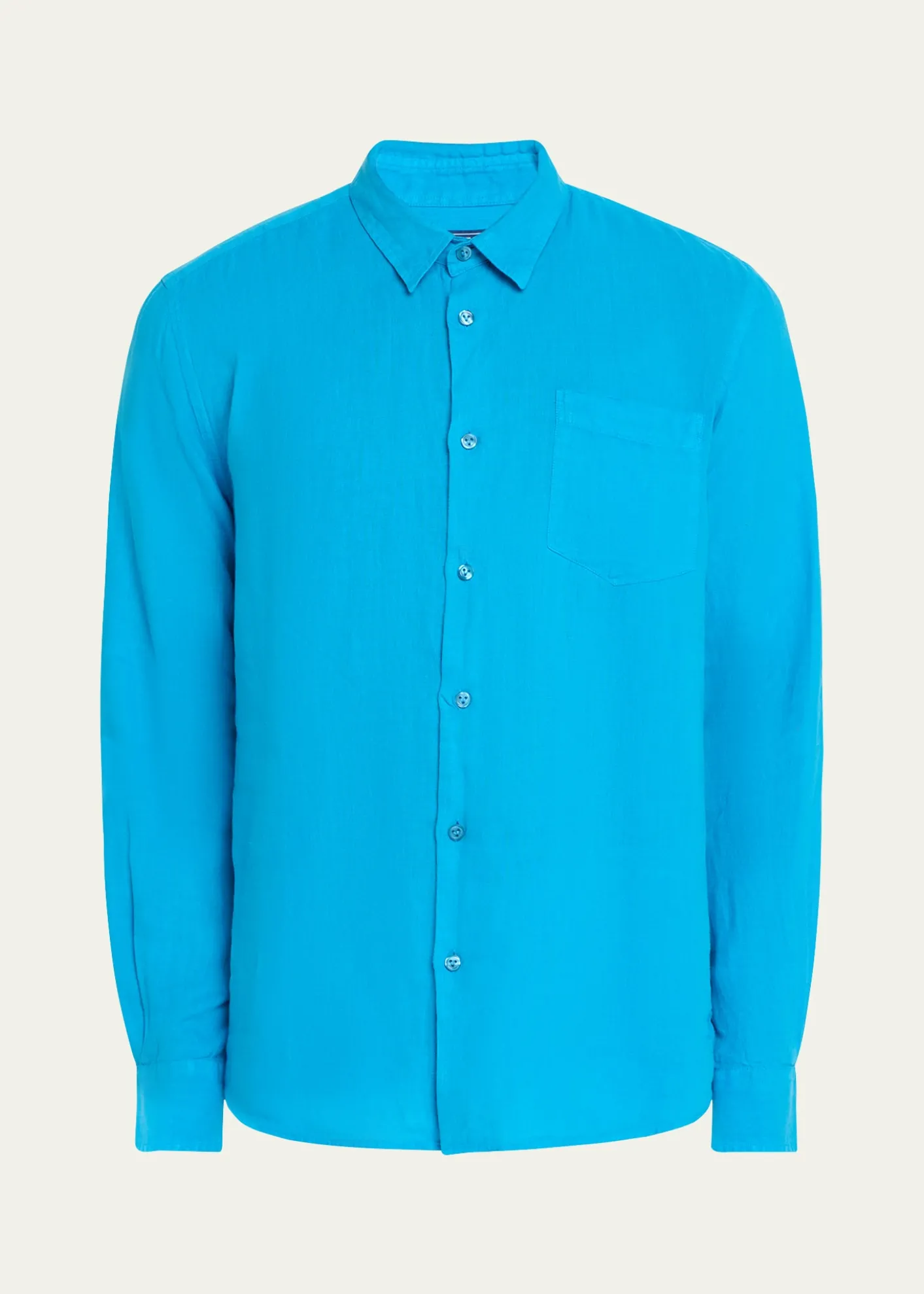 VilebrequinMen's Caroubis Solid Linen Sport Shirt