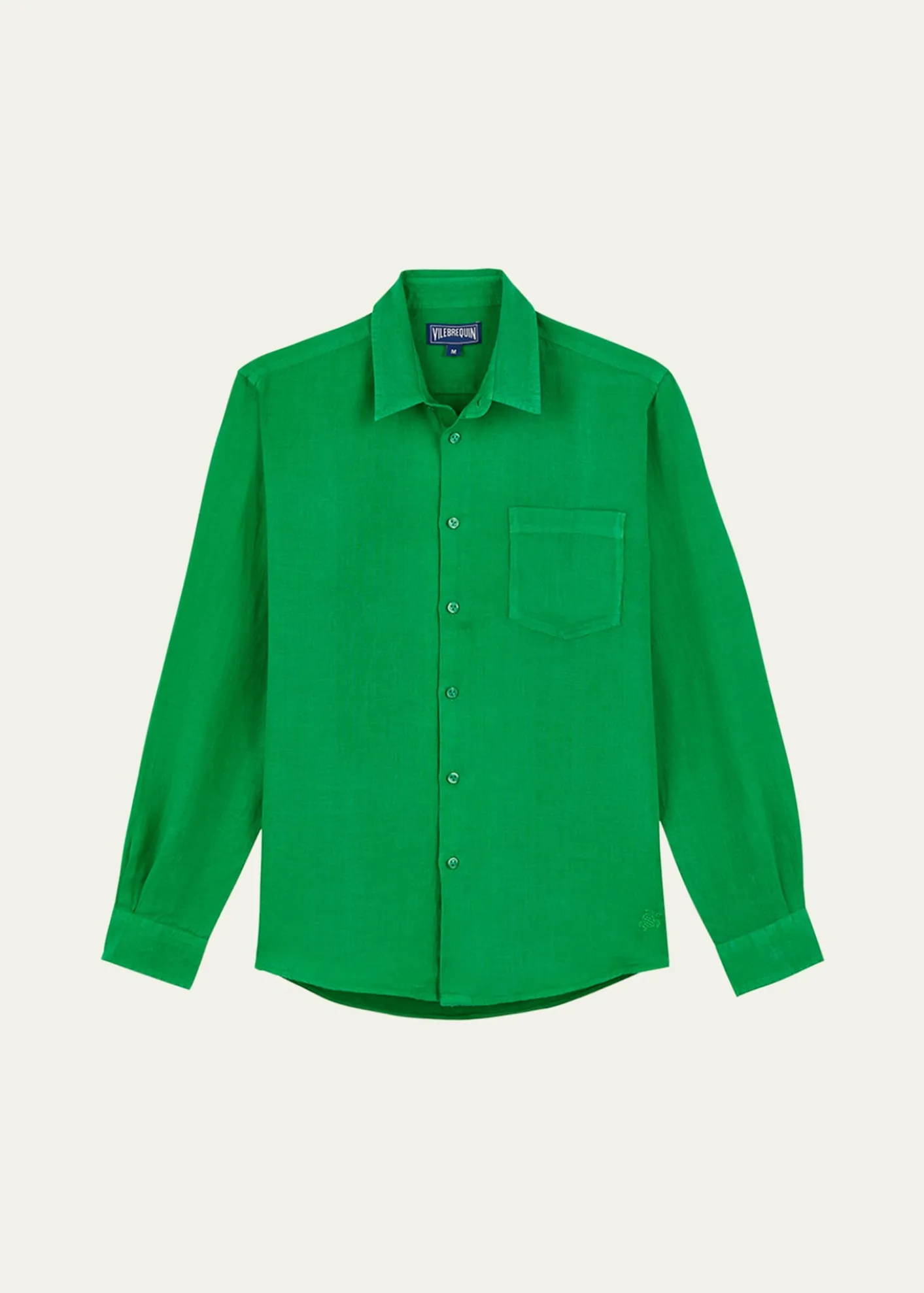 VilebrequinMen's Caroubis Solid Linen Sport Shirt