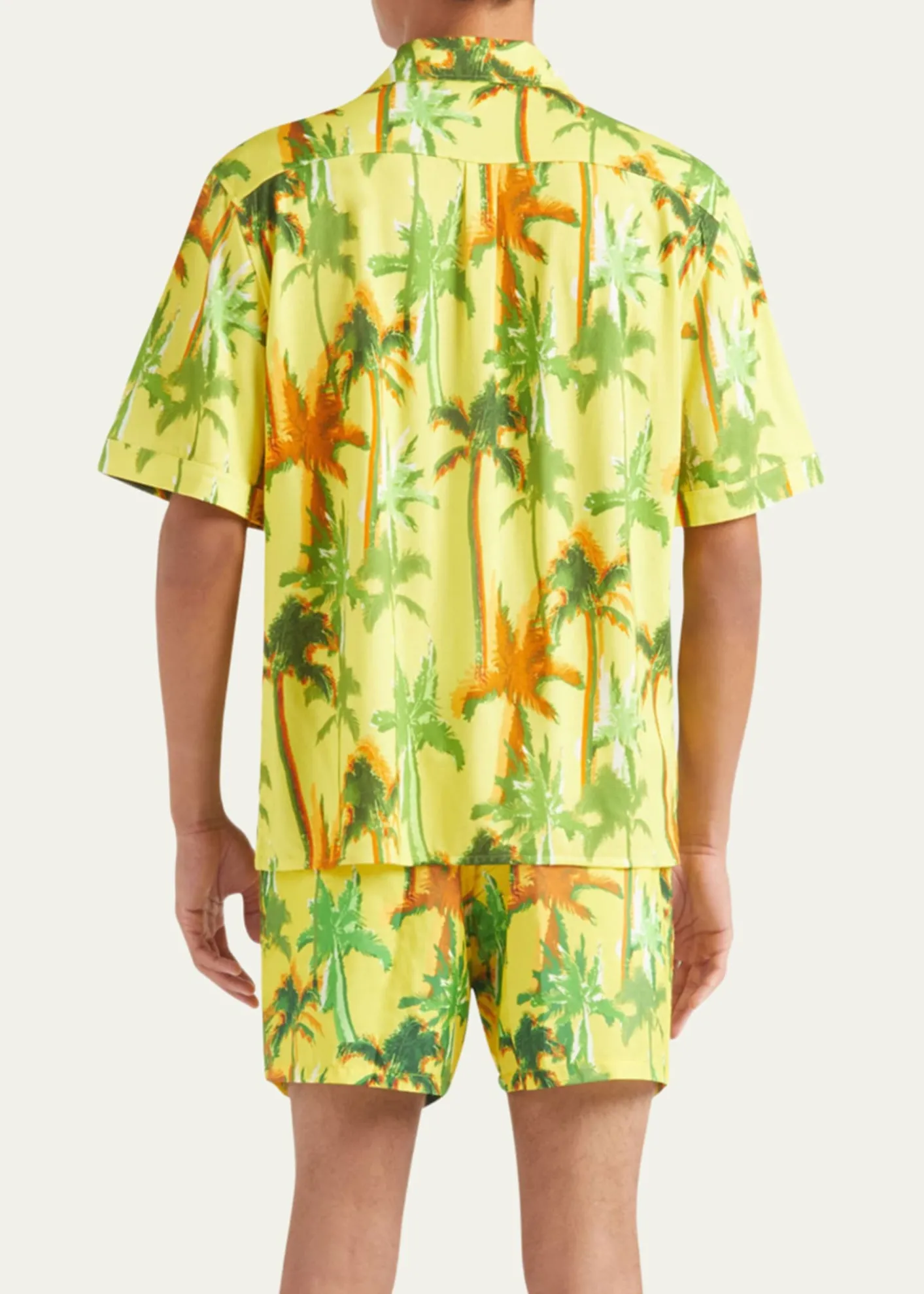 VilebrequinMen's Cotton Palms Camp Shirt