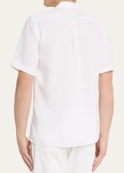 VilebrequinMen's Garment-Dyed Linen Camp Shirt
