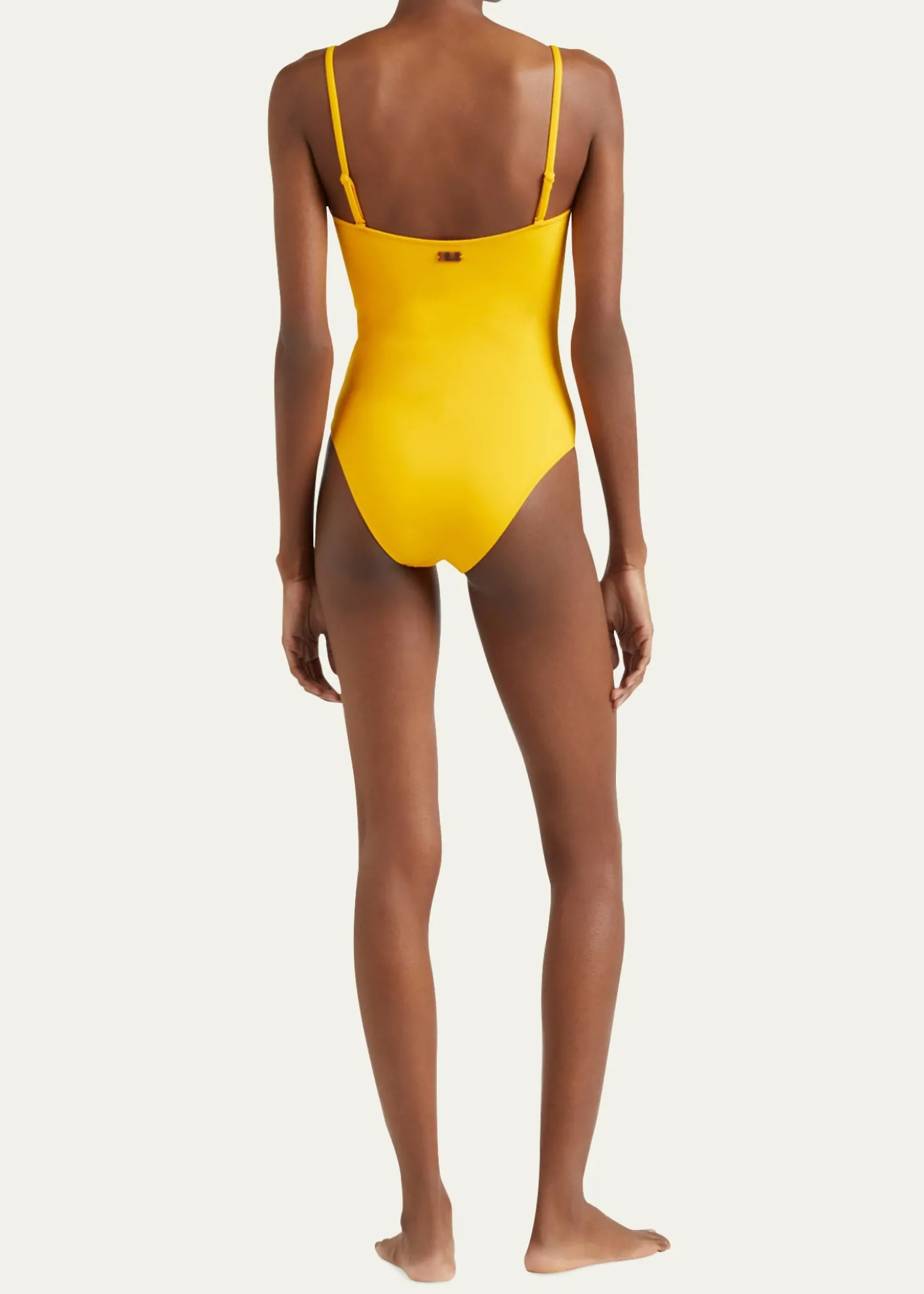 VilebrequinSolid Sculpt Bandeau One-Piece Swimsuit