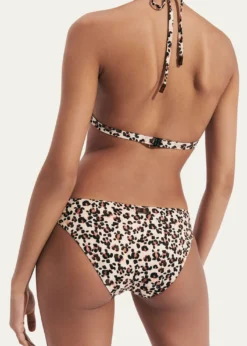 VilebrequinTurtles Leopard Jersey Bikini Top