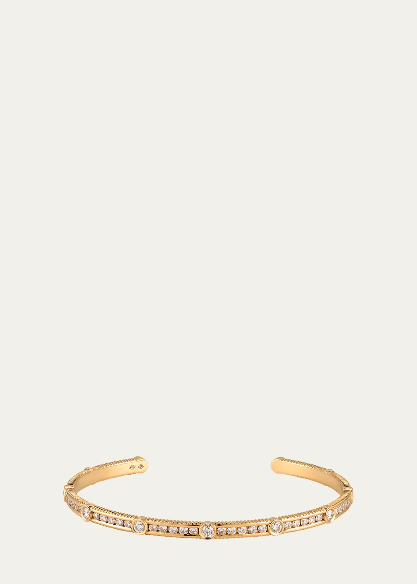 Viltier18K Rayon Diamond Bangle