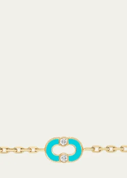 ViltierMagnetic 18K Yellow Gold, & Multi-Gemstone Reversible Charm Bracelet