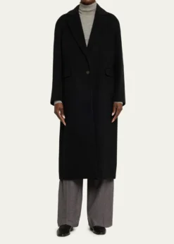 VinceCashmere-Wool Single-Breasted Coat