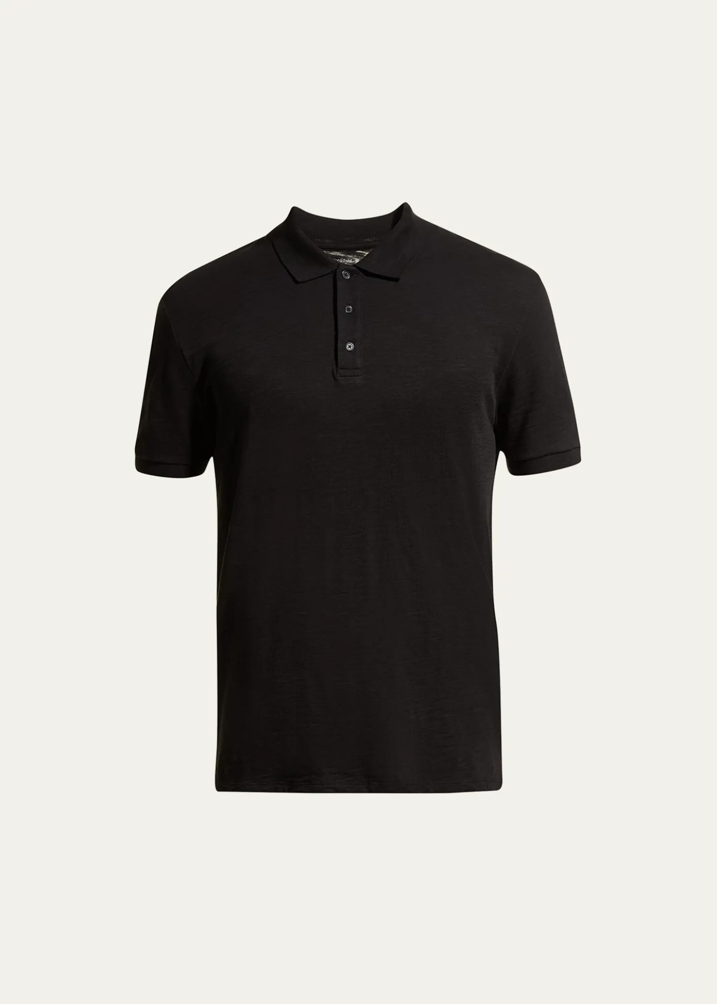 VinceClassic Slub Cotton Polo Shirt