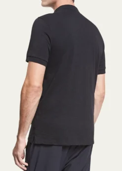 VinceClassic Slub Cotton Polo Shirt