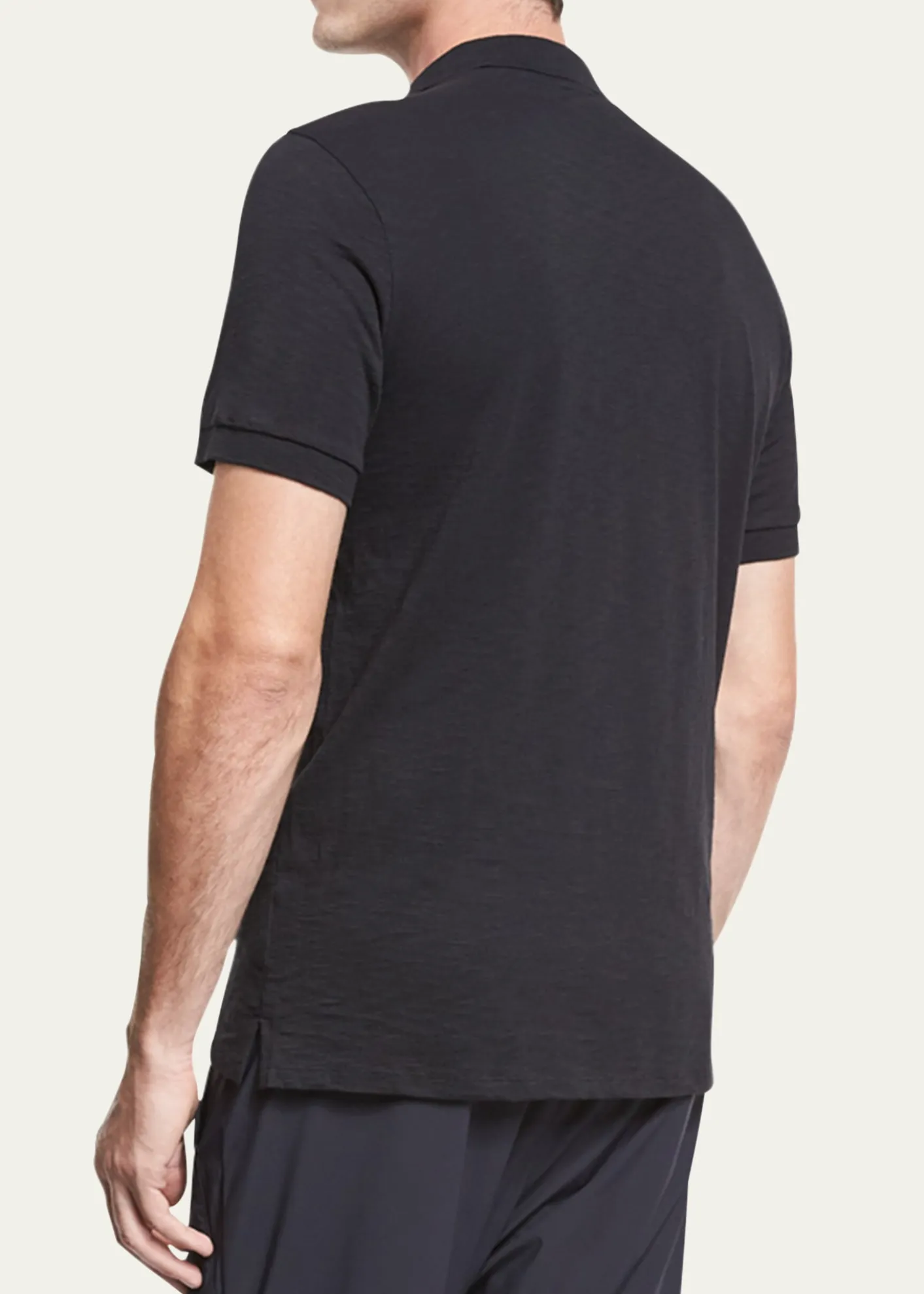 VinceClassic Slub Cotton Polo Shirt