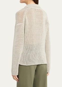 VinceCoated Cotton Sweater