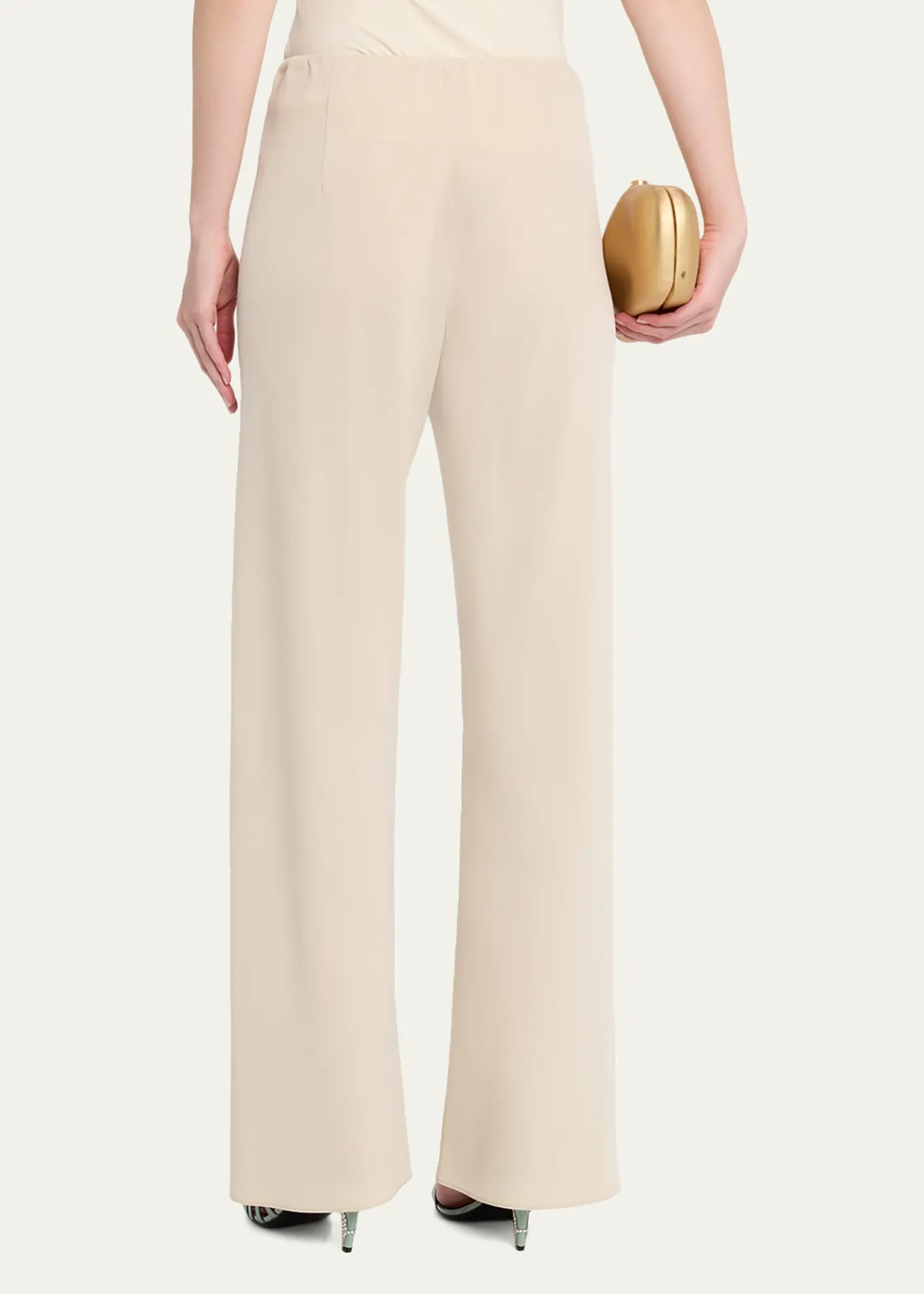VinceColette High-Rise Linen Bias Pants