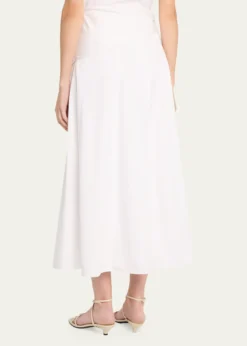 VinceCotton Scarf Maxi Skirt